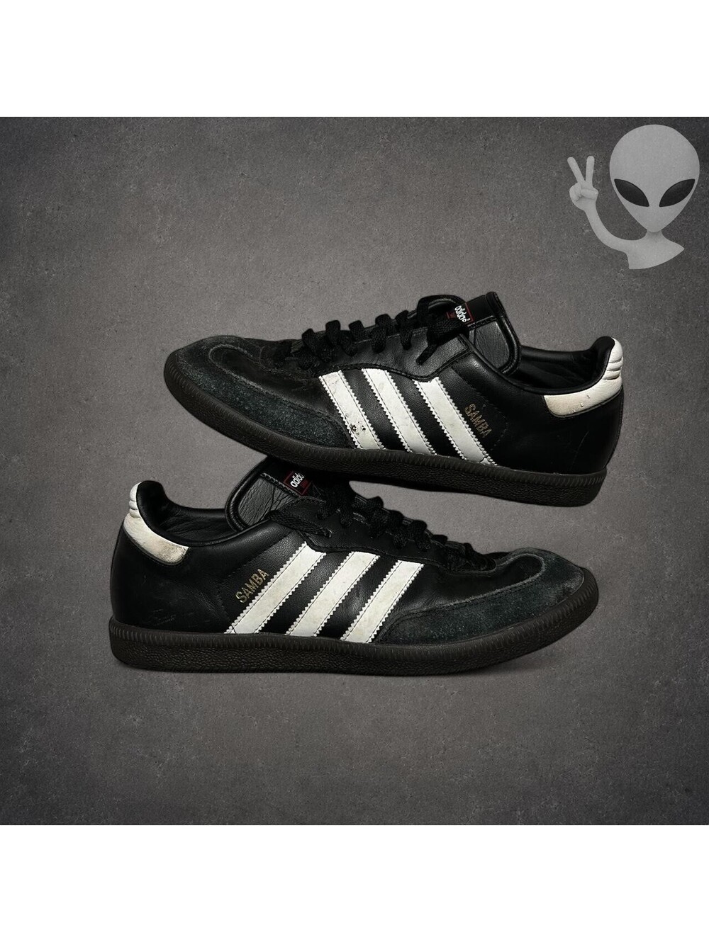 Adidas Samba OG Core Black Cloud White Gum B75807 Mens US 8.5